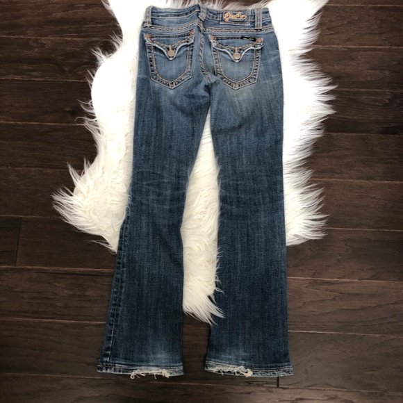 [Miss Me Buckle] Standard Boot Cut Jeans - Picture 1 of 5
